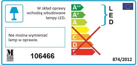 Lampa stołowa FLEX biała LED MARKSLOJD