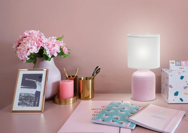 Lampa stołowa INER różowa E14 CANDELLUX