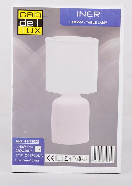 Lampa stołowa INER różowa E14 CANDELLUX