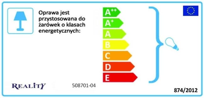 Lampa stołowa Lindgard chrom E14 Reality