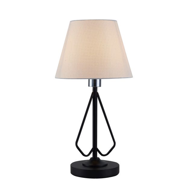 Lampa stołowa Morley czarno-biała E14 Candellux