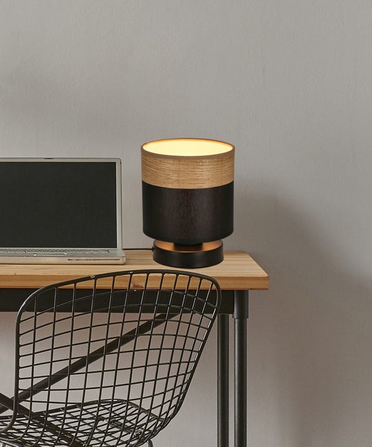Lampa stołowa Porto czarna E27 Candellux