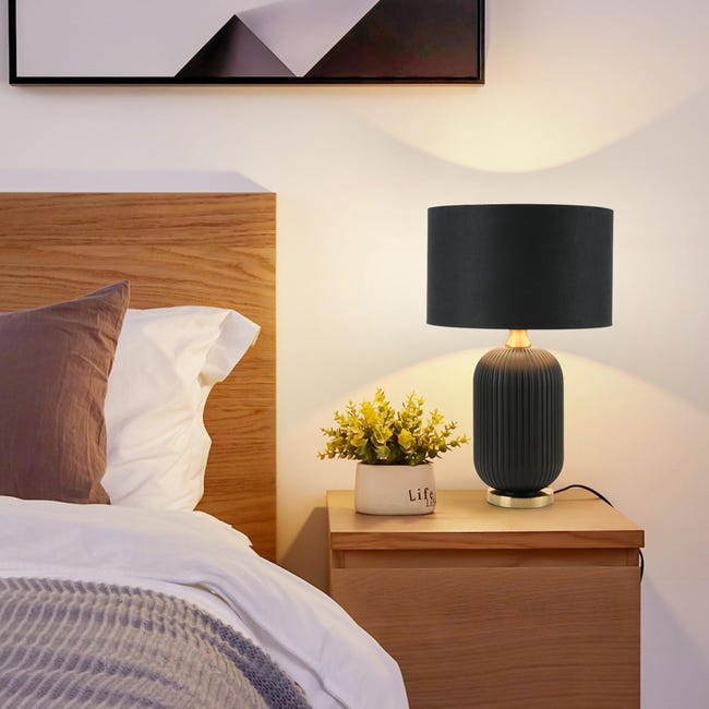 Lampa stołowa Tamiza czarna E27 Light Prestige