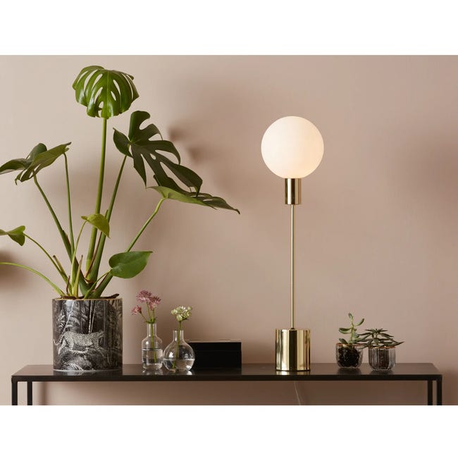 Lampa stołowa Uno 60 cm złota G9 Markslojd