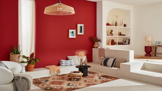 Lampa stołowa Vaska kremowa E27 41 cm Inspire