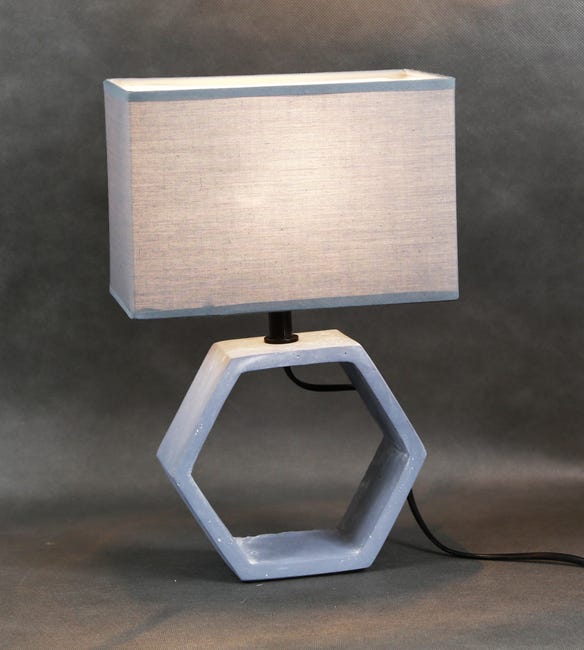 Lampa stołowa Vidal grafitowa E27 Candellux