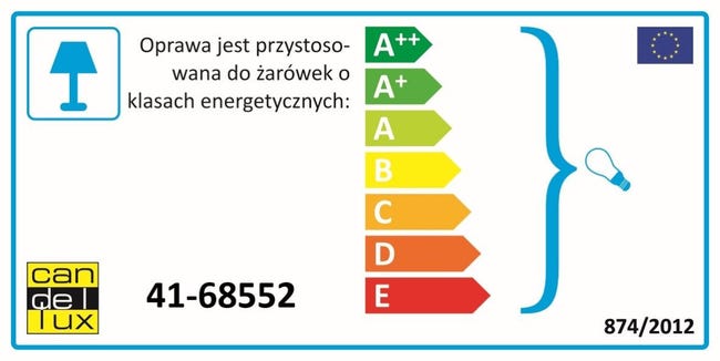 Lampa stołowa Vidal grafitowa E27 Candellux