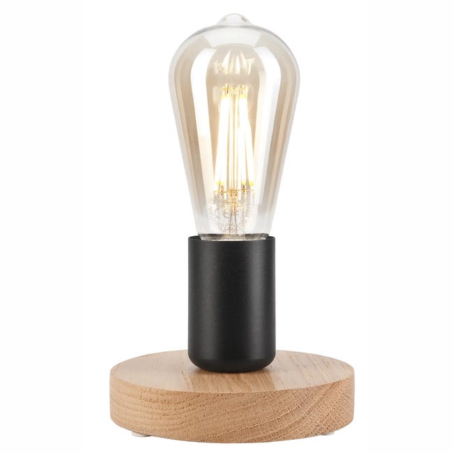 Lampa stołowa Vito czarna E27 Lamkur