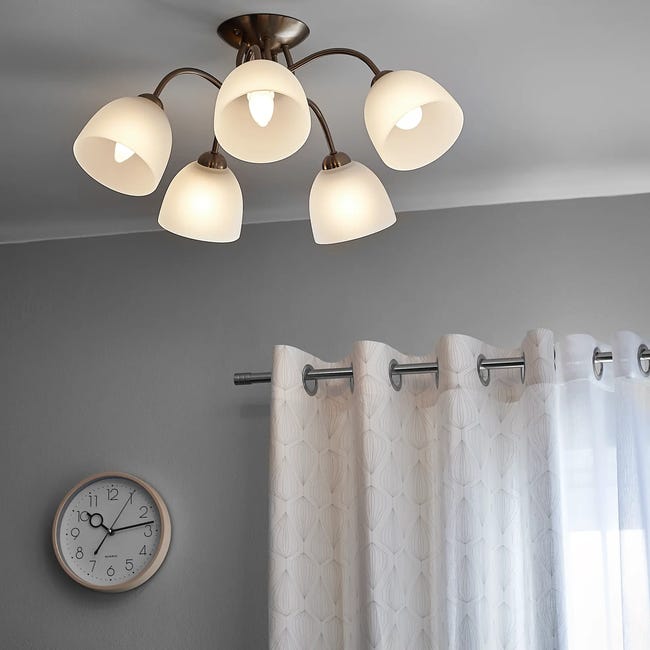 Lampa sufitowa Amarillo patyna 5 x E27 Alfa
