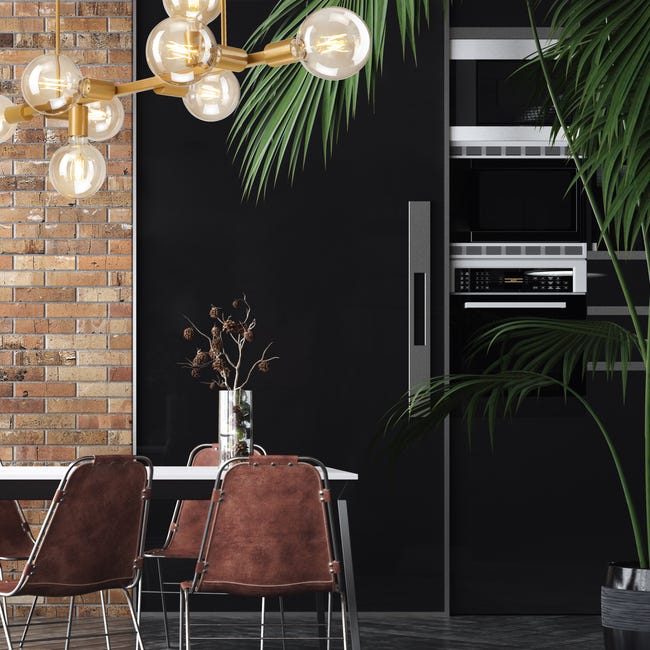 Lampa sufitowa Astrid złota 8 x E27 Lamkur