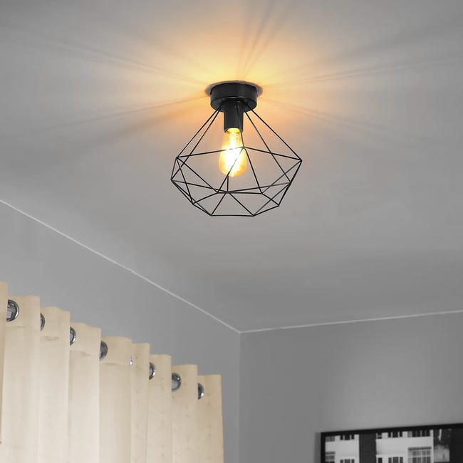 Lampa sufitowa Byron czarna E27 Inspire