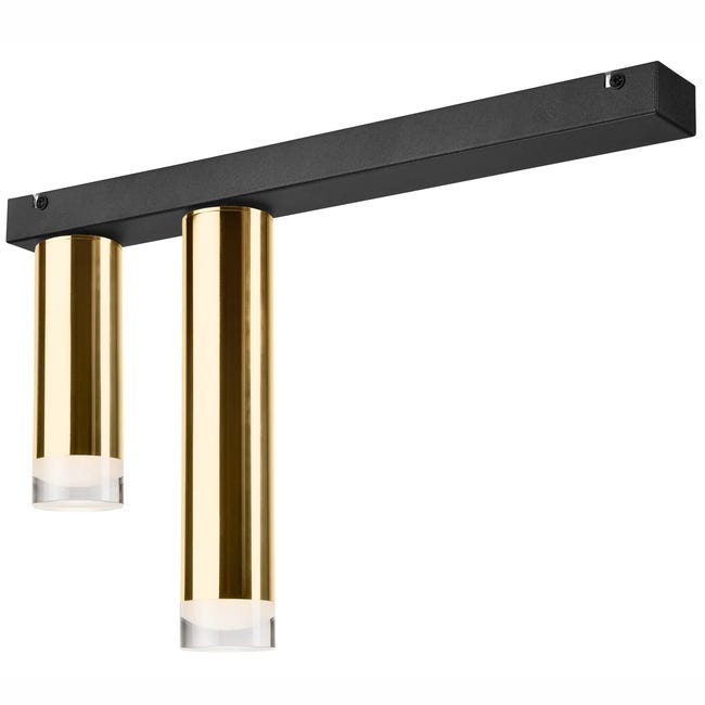 Lampa sufitowa Diego 2 x E27 złoty Lamkur