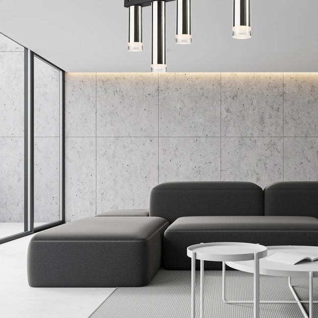 Lampa sufitowa Diego 4 x E27 chrom Lamkur
