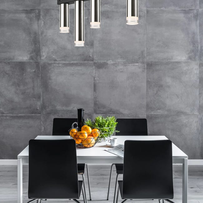 Lampa sufitowa Diego 4 x E27 chrom Lamkur