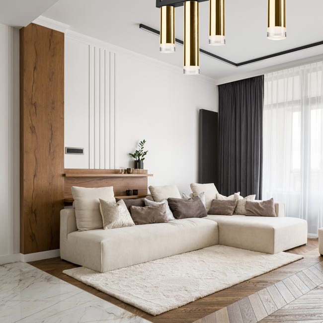 Lampa sufitowa Diego 4 x E27 złoty Lamkur