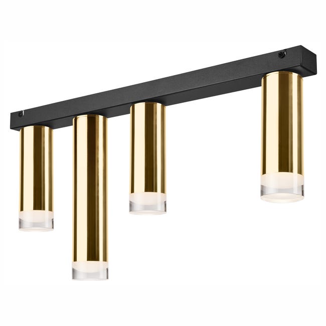 Lampa sufitowa Diego 4 x E27 złoty Lamkur