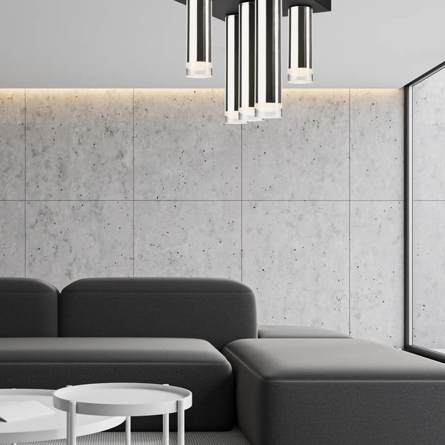 Lampa sufitowa Diego 5 x E27 chrom Lamkur