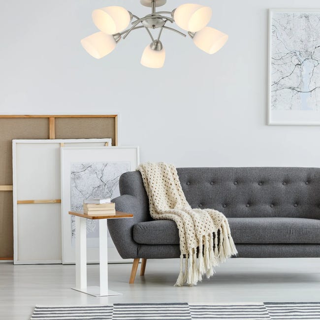 Lampa sufitowa Donna nikiel 5 x E27 Lamkur