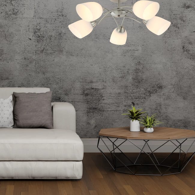 Lampa sufitowa Donna nikiel 5 x E27 Lamkur