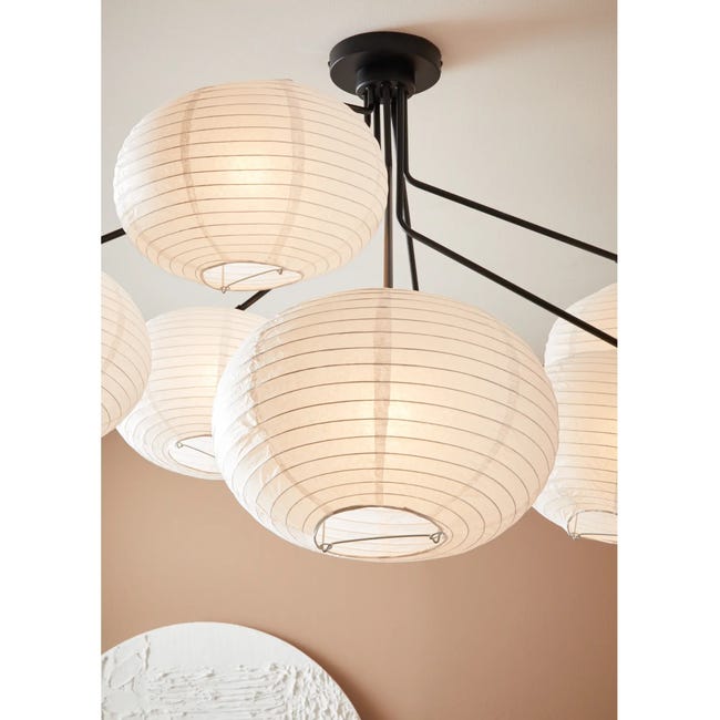 Lampa sufitowa Galaxy biało - czarna E14 Markslojd