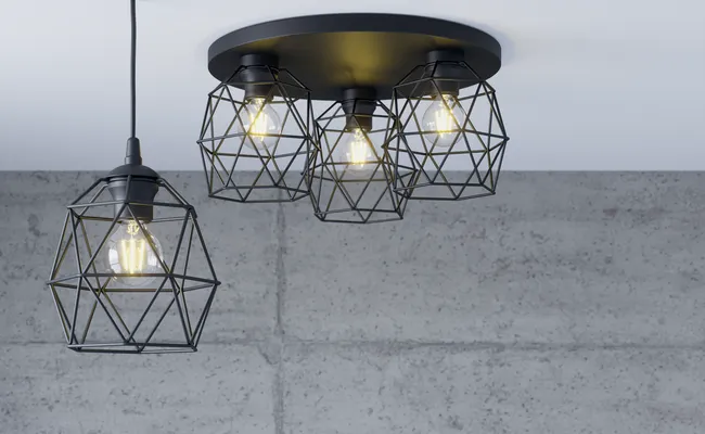 Lampa sufitowa Galaxy czarna 3 x E27 TK Lighting