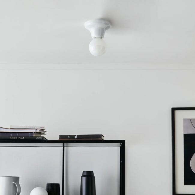 Lampa sufitowa Goteo biała E27 Inspire
