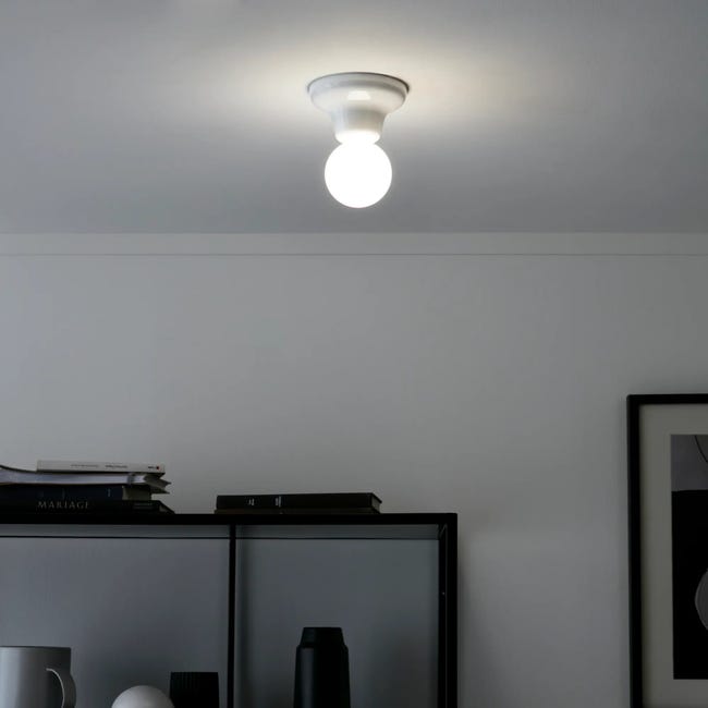 Lampa sufitowa Goteo biała E27 Inspire
