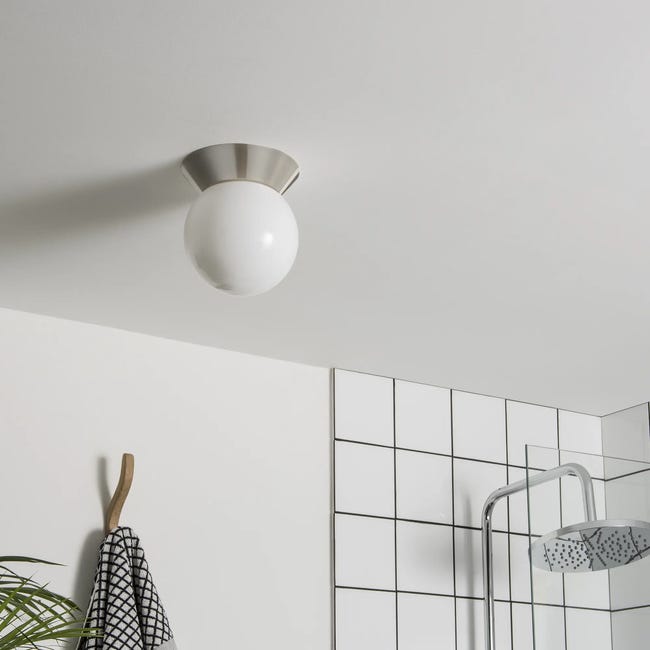 Lampa sufitowa Inti IP44 20 cm chrom E27 Inspire