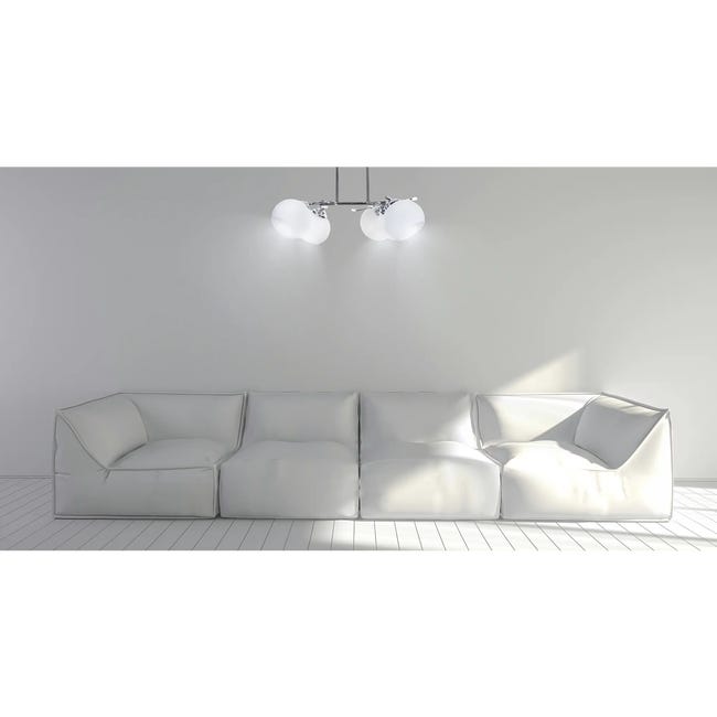 Lampa sufitowa Irma srebrna 5 x E27 Activejet