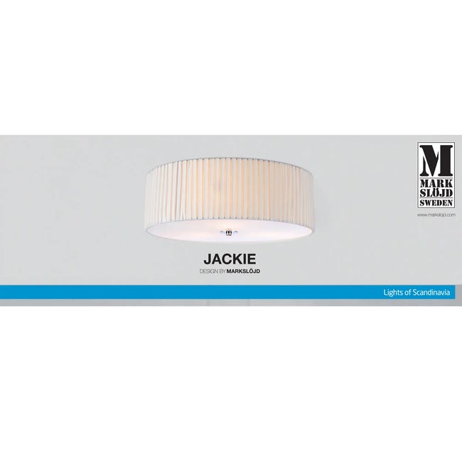 Lampa sufitowa Jackie 3 x E27 biała Markslojd