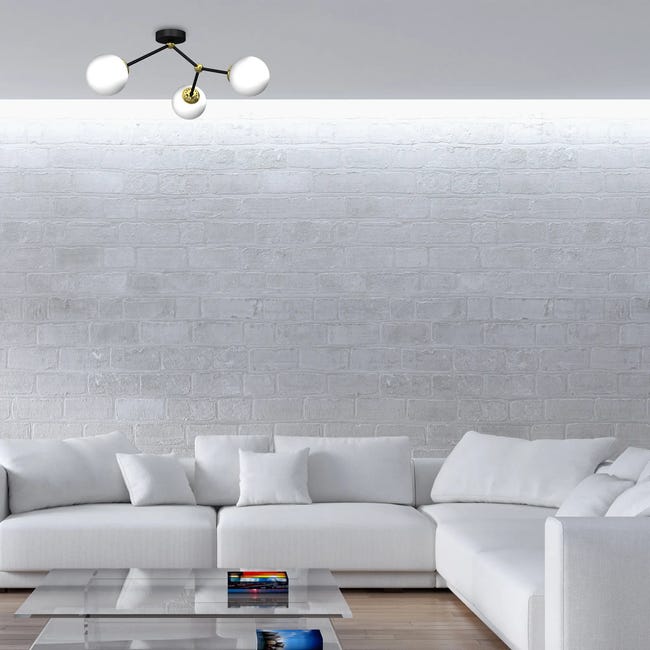 Lampa sufitowa Joy czarna 3 x E14 Milagro