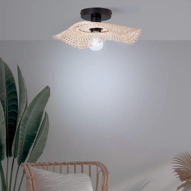 Lampa sufitowa Pizzi beżowa E27 Inspire