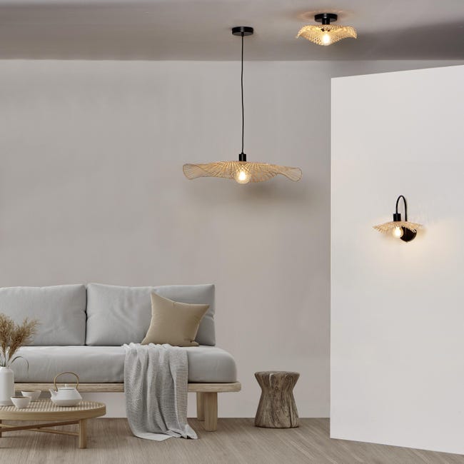 Lampa sufitowa Pizzi beżowa E27 Inspire