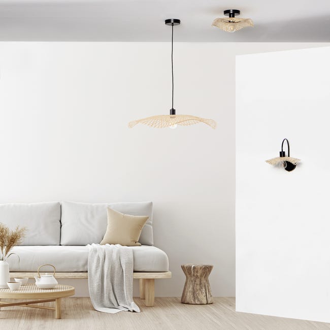 Lampa sufitowa Pizzi beżowa E27 Inspire