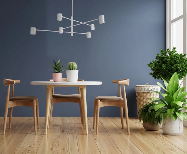 Lampa sufitowa Snow biała 6 x GU10 Light Prestige