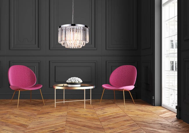 Lampa sufitowa Vetro kryształowa E14 Light Prestige