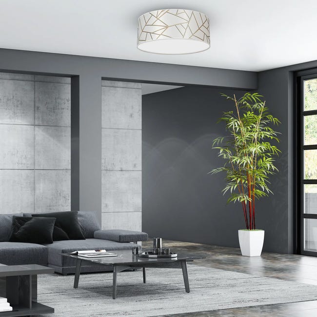 Lampa sufitowa Ziggy biały 2 x E27 Milagro