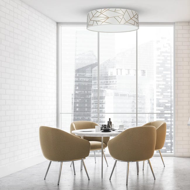 Lampa sufitowa Ziggy biały 3 x E27 Milagro