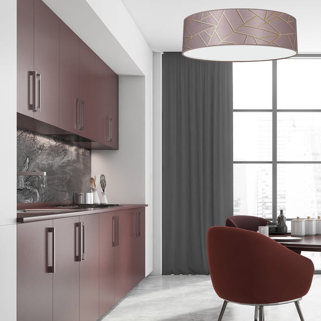 Lampa sufitowa Ziggy różowy 3 x E27 Milagro