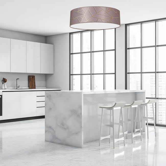 Lampa sufitowa Ziggy różowy 3 x E27 Milagro