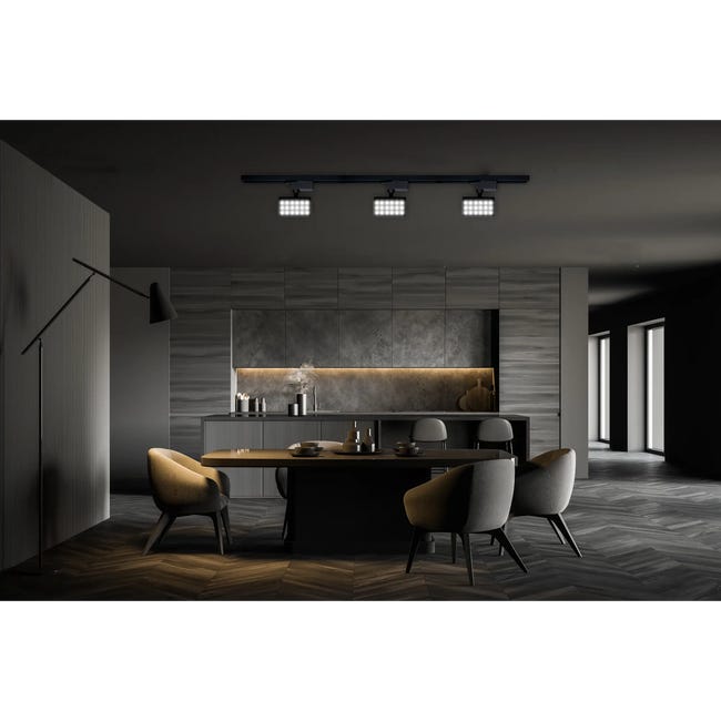 Lampa szynowa X-line czarna 900 lm LED DPM