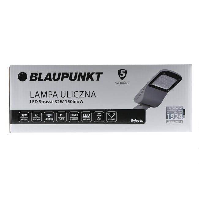 Lampa uliczna LU32NW IP65 szara LED Blaupunkt