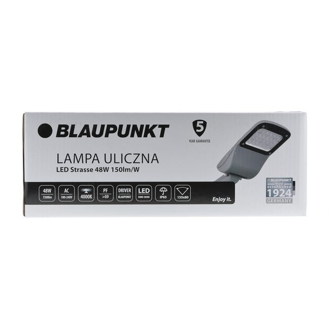 Lampa uliczna LU48NW IP65 szara LED Blaupunkt