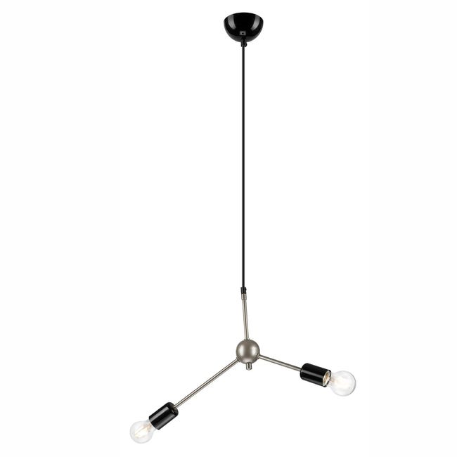 Lampa wisząca Alessia szara 2 x E27 Lamkur