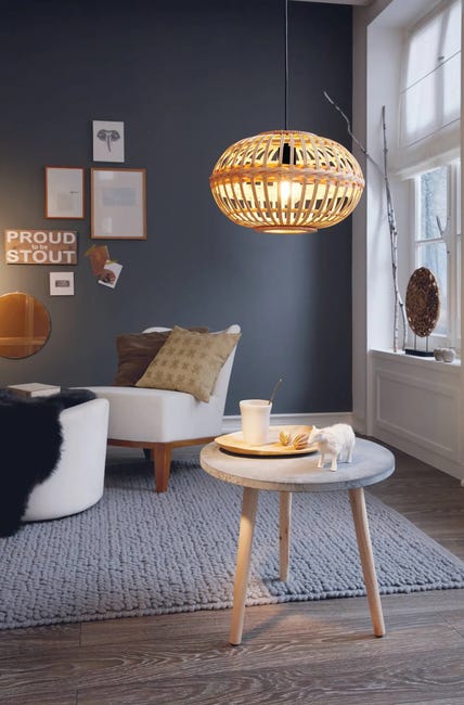 Lampa wisząca Amsfield Bambus E27 Eglo