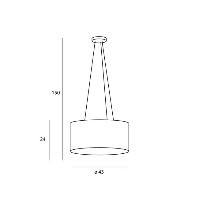 Lampa wisząca Anabella chrom G9 Italux
