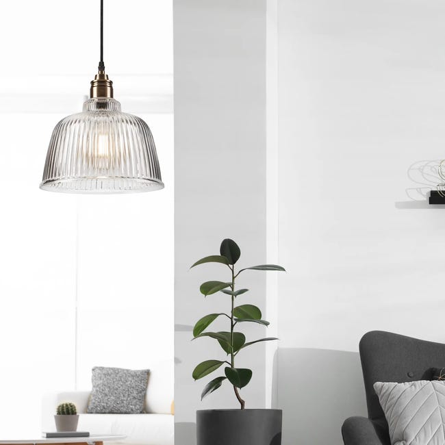 Lampa wisząca Asta brązowa E27 Lamkur
