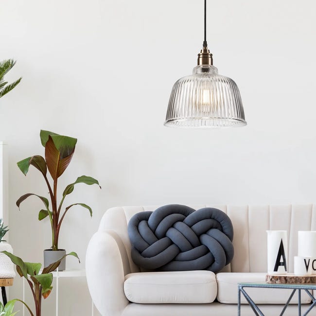 Lampa wisząca Asta brązowa E27 Lamkur