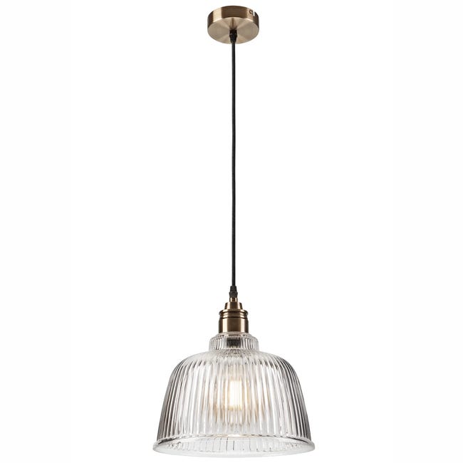 Lampa wisząca Asta brązowa E27 Lamkur