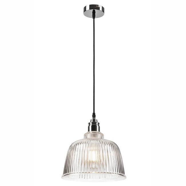 Lampa wisząca Asta srebrna E27 Lamkur